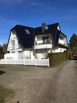 Das Gebäude in dem sich die Ferienwohnung befindet