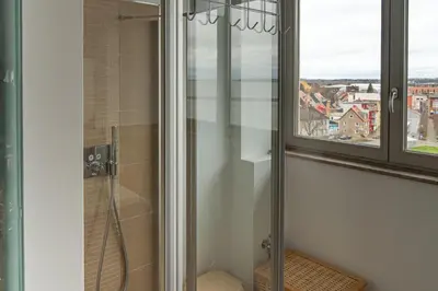 Ein Badezimmer in der Unterkunft Ferienwohnung Kiek ut