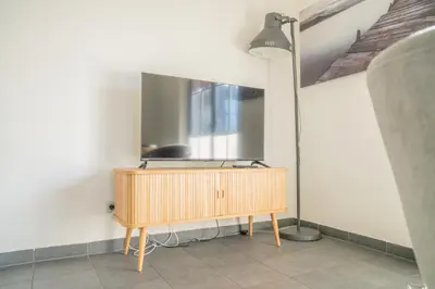 TV/Unterhaltungsangebot in der Unterkunft Kranichhus Kranich 4