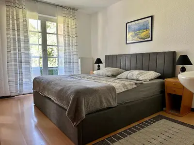 Ein Bett oder Betten in einem Zimmer der Unterkunft 