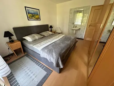 Ein Bett oder Betten in einem Zimmer der Unterkunft 