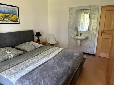 Ein Bett oder Betten in einem Zimmer der Unterkunft 