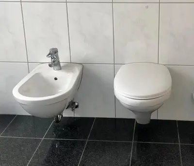 Ein Badezimmer in der Unterkunft Mühlenstr 15 OG
