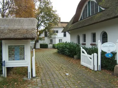 Das Gebäude in dem sich die Ferienwohnung befindet