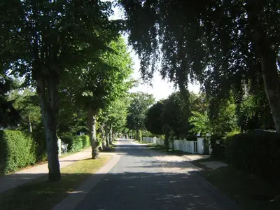 Ein Garten an der Unterkunft Piratennest 1