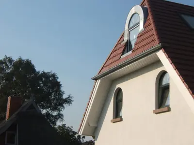 Das Gebäude in dem sich die Ferienwohnung befindet