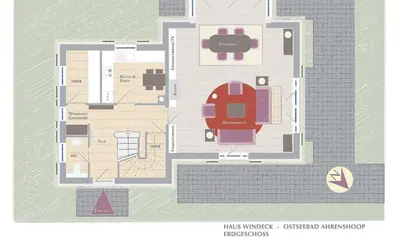 Grundriss der Unterkunft Windeck