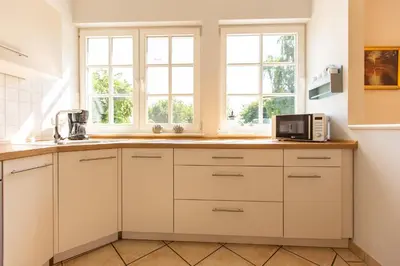 Küche/Küchenzeile in der Unterkunft Künstlerhaus Rosenthal 02