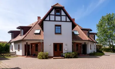 Das Gebäude in dem sich die Ferienwohnung befindet