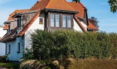 Ein Garten an der Unterkunft Windflüchter, Landhaus Haven Höövt