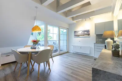 Küche/Küchenzeile in der Unterkunft Landhaus Butt 05
