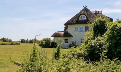 Das Gebäude in dem sich die Ferienwohnung befindet