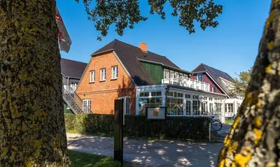 Das Gebäude in dem sich die Ferienwohnung befindet