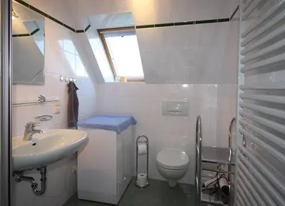 Ein Badezimmer in der Unterkunft Seebär