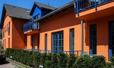 Das Gebäude in dem sich die Ferienwohnung befindet