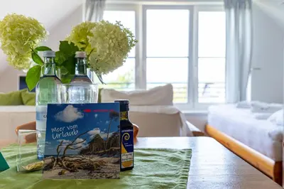 Getränke in der Unterkunft Haus am Hohen Ufer 02