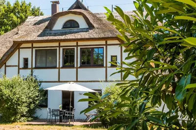 Ein Garten an der Unterkunft Windrose 09