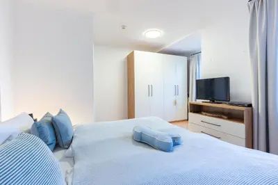 Ein Bett oder Betten in einem Zimmer der Unterkunft Friederike