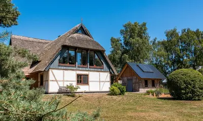 Das Gebäude in dem sich die Ferienwohnung befindet