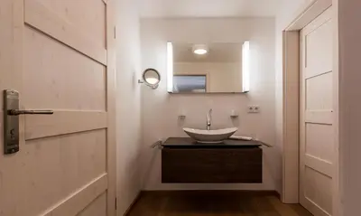 Ein Badezimmer in der Unterkunft Dünenblick 03