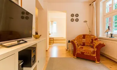 TV/Unterhaltungsangebot in der Unterkunft Villa Sonnenfrieden 02