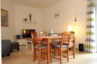 Ein Sitzbereich in der Unterkunft Haus Michel 02