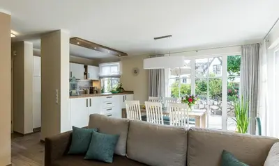 Küche/Küchenzeile in der Unterkunft Haus Seeschwalbe