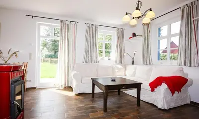 Ein Bett oder Betten in einem Zimmer der Unterkunft Windlicht