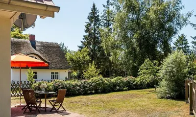 Ein Garten an der Unterkunft Windlicht
