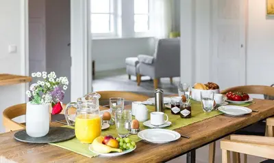 Essen in der Ferienwohnung oder in der Nähe