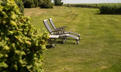 Ein Garten an der Unterkunft Hof Zeesenblick 06