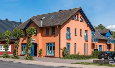 Das Gebäude in dem sich die Ferienwohnung befindet