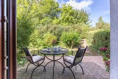 Ein Garten an der Unterkunft Christian
