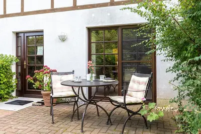 Ein Garten an der Unterkunft Christian