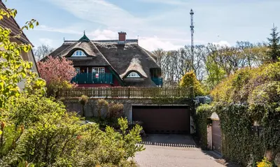 Das Gebäude in dem sich die Ferienwohnung befindet