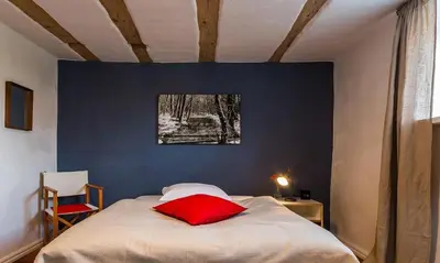Ein Bett oder Betten in einem Zimmer der Unterkunft Büdnerei 19 Süd