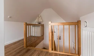 Ein Bett oder Betten in einem Zimmer der Unterkunft Wind & Segel
