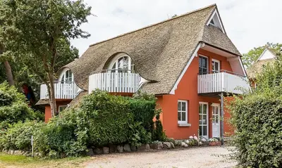 Das Gebäude in dem sich die Ferienwohnung befindet