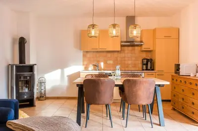 Küche/Küchenzeile in der Unterkunft Haus Ostseenixe 01