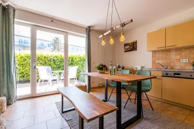 Küche/Küchenzeile in der Unterkunft Haus Ostseenixe 02