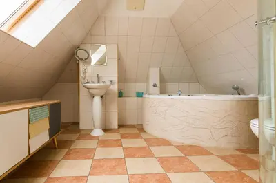 Ein Badezimmer in der Unterkunft Haus Ostseenixe 05