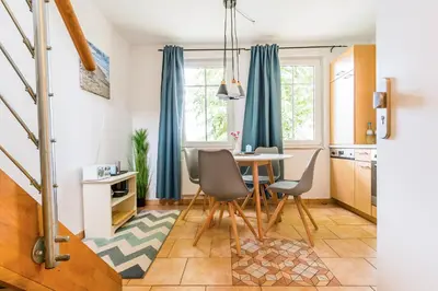 Küche/Küchenzeile in der Unterkunft Haus Ostseenixe 05