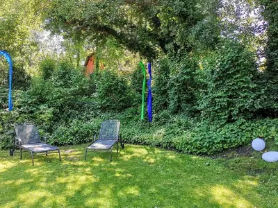 Ein Garten an der Unterkunft Worpswede