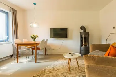 TV/Unterhaltungsangebot in der Unterkunft Drei Akazien Wohnung 2