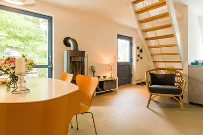 Ein Sitzbereich in der Unterkunft Drei Akazien Wohnung 4