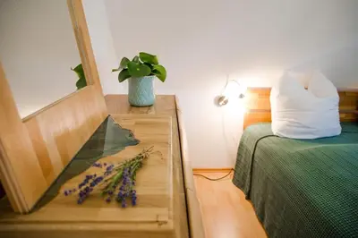Ein Bett oder Betten in einem Zimmer der Unterkunft Hus Barkenboom