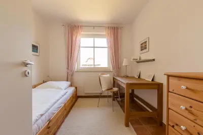 Ein Bett oder Betten in einem Zimmer der Unterkunft Wiesenidyll