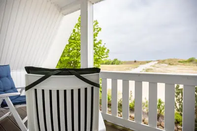 Ein Balkon oder eine Terrasse in der Unterkunft Strandhaus Claassen 04