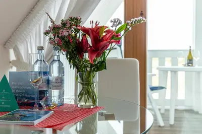 Getränke in der Unterkunft Strandhaus Claassen 04