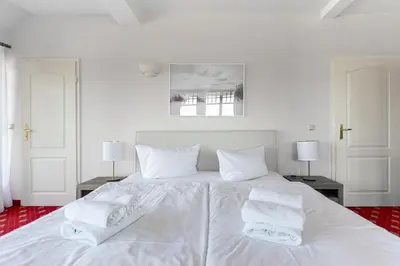 Ein Bett oder Betten in einem Zimmer der Unterkunft Strandhaus Claassen 05